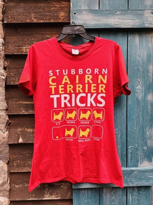 Cairn Terrier Tshirt Dog Mom Dad Unisex L Port & Co.