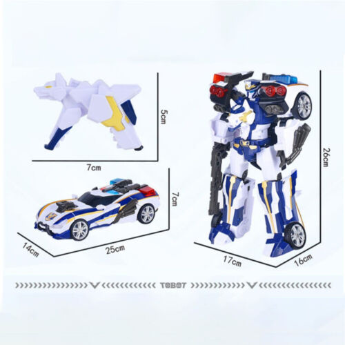 Tobot V Galaxy Detectives Sergeant Justice Captain Police Transform Robot Car - Picture 7 of 8