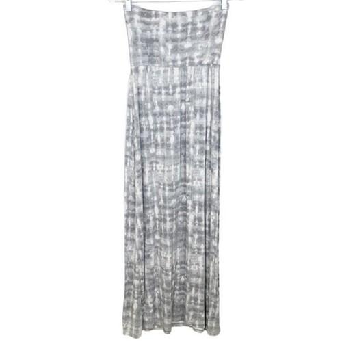 Cynthia Rowley gray tie dye strapless 