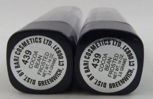 2 x Bari Cosmetics Love My Lips Lippenstift Farbe #439 Cocoa Bean Frosted - Bild 2 von 3