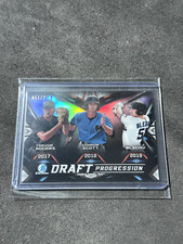 Trevor Rogers/Scott/Bleday 2019 Bowman Chrome Draft Progression Refractor /250
