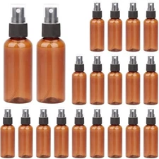20pack Fine Mist Mini 80ml/2.7oz Spray Bottles with Atomizer Pump Small Reusable