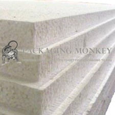 EXPANDED POLYSTYRENE FOAM PACKING SHEETS *ALL SIZES*
