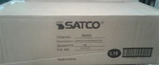 Factory Sealed Case of Satco S9442  15PAR38/LED/25'/3500K 120V -  Qty. 12 Bulbs
