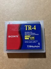 Sony Travan 8GB TR-4 Tape Cartridge Sony Factory Sealed New