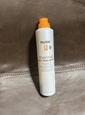 Rusk Thermal Flat Iron Spray with Pure Argan Oil  MOSTLY FULL  ..USED