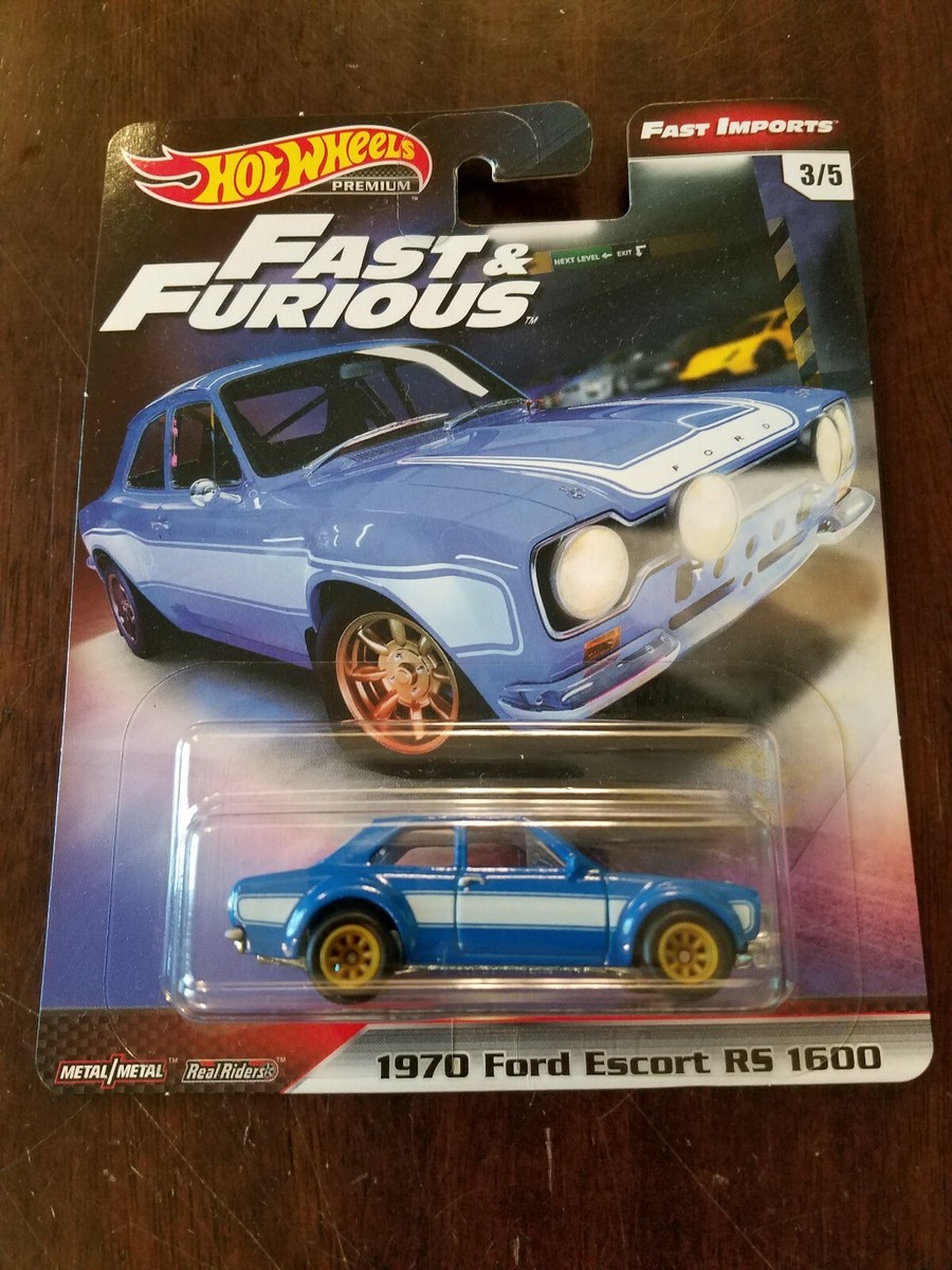 Hot Wheels 2019 Premium Fast & Furious 1970 Ford Escort RS 1600