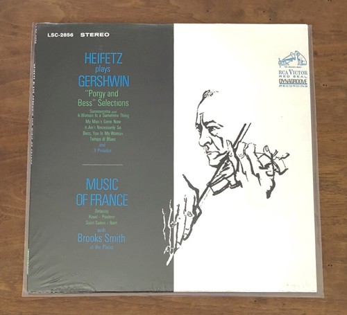 SEALED HEIFETZ (VIOLIN) GERSHWIN, MUSIC OF FRANCE / RCA LSC-2856 STEREO 1965 LP