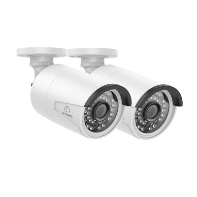 SANNCE 5MP POE Security IP Camera Two Way Audio Recording Outdoor AI Detection