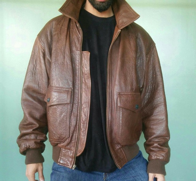 wilson leather aviator jacket