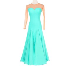 Latin Ballroom Competitio  n Dance Dress Modern Waltz Tango Standard Dress Y077