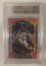 2020 Anthony Edwards Select RC #61 Red Disco Prizm /49 BGS 9.5 GEM [4x9.5] POP 2