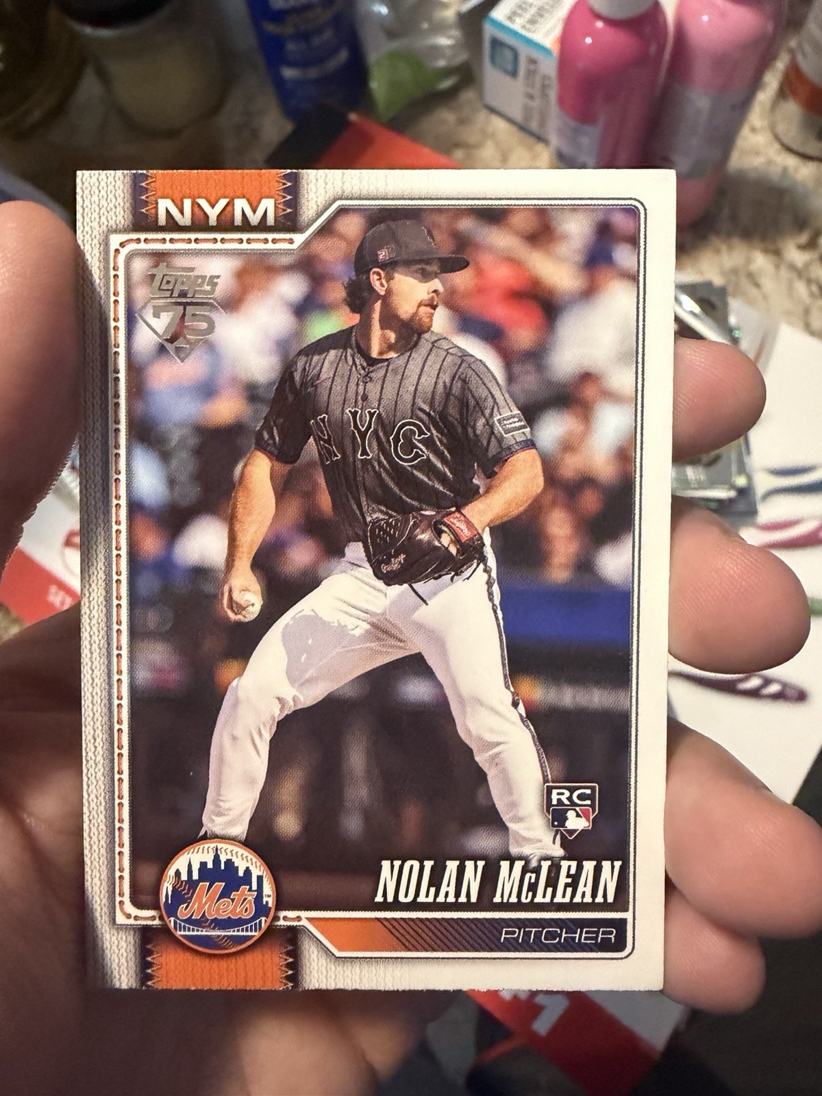 2026 Topps Series 1 Baseball #214 Nolan McLean - New York Mets RC 🔥