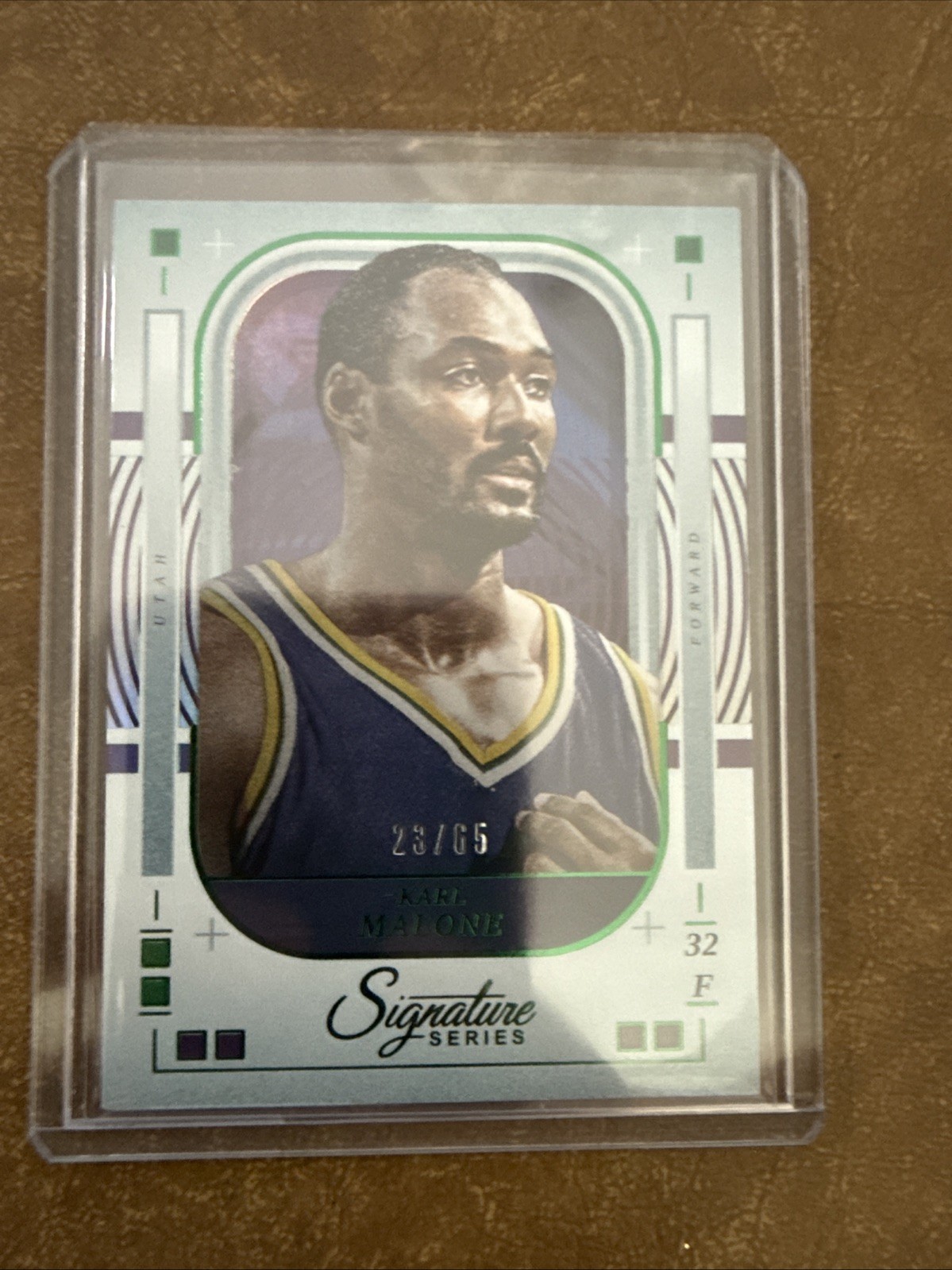 Karl Malone 2025 Panini Signature Series #100 23/65