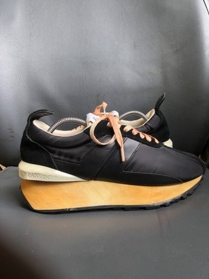 LANVIN Bumper Black Women's Sneakers Size 37 Made In  