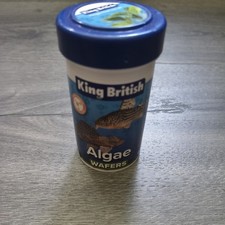KING BRITISH ALGAE WAFERS 40g  FISH FOOD AQUARIUM TANK CATFISH PLECOSTOMUS