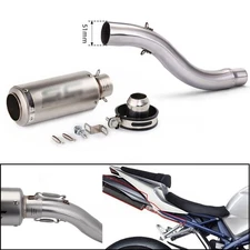 Slip on For Triumph Daytona 675R 2006-2012 Exhaust Tips Mid Link Pipe System US