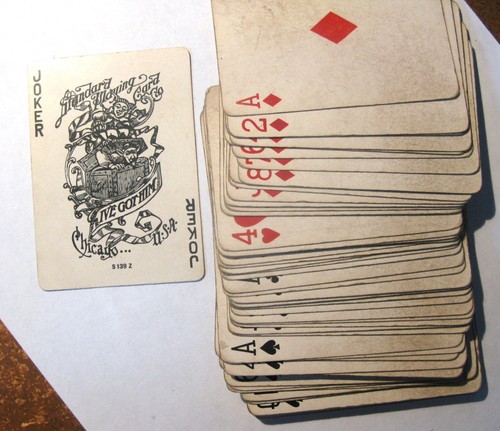 Scheda Plaing Standard Co. Mazzo di carte fronte cowboy con jolly - Foto 2 di 6