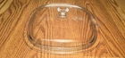Vintage Pyrex P-9-C Clear Borosilicate Glass Casserole Dish Lid VGC