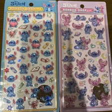 Authentic Bonbon Drop Sticker Stitch Disney 2pcs Japan