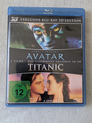 Titanic und Avatar - Blu Ray - 3D - double feature - deutsch