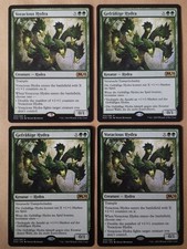 4x Voracious Hydra / Gefräßige Hydra, MTG, Englisch und Deutsch