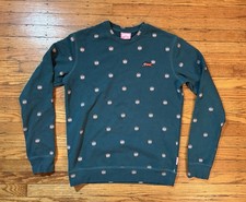 Men  s Billionaire Boys Club Icecream AOP Dog Crew Neck Sweatshirt SM
