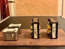 Vintage MARINAIR TO129 and BELCLERE ZF5952 Microphone Capsules 4 Pieces Used