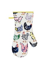 Chick Chicken GAUNTLET chickens oven glove oven mitt ovenglove hen hens poultry