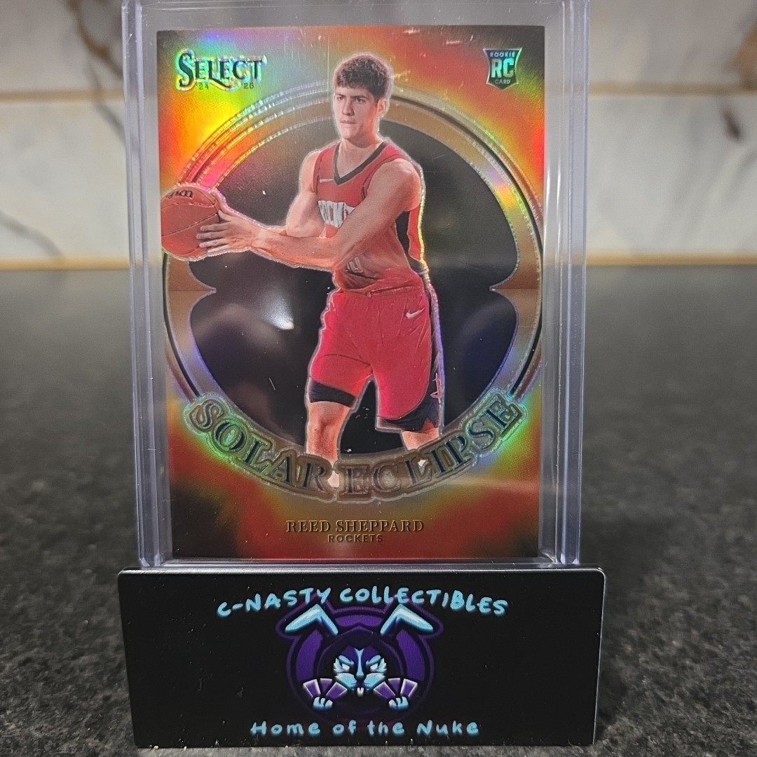 2024-25 Select Reed Sheppard Solar Eclipse RC CASE HIT SSP Rockets Rookie #4