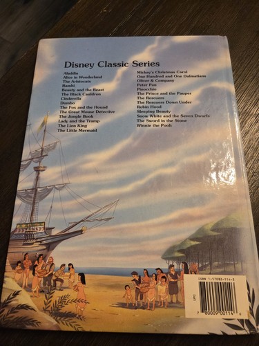Walt Disney's Pocahontas 1995 Mouse Works Oversized Hardcover Book - Picture 2 of 7