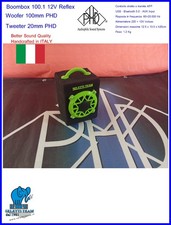 Boombox Artigianale 100.1 con Altoparlanti PHD Cassa Acustica Bluetooth USB