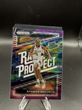 2024 Prizm Draft Picks Rated Prospect - Khaman Maluach Duke #16 PURPLE WAVE