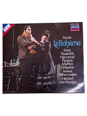 Puccini La Bohème CD Karajan Pavarotti Freni Decca Berliner Philharmoniker