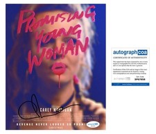 Carey Mulligan "Promising Young Woman" SIGNED 'Cassandra' 8x10 Photo C ACOA