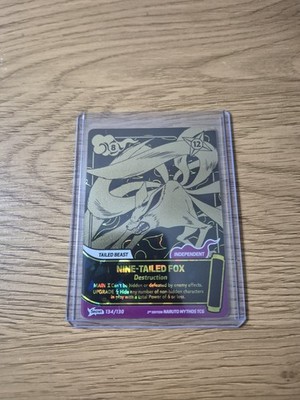NARUTO MYTHOS 2nd EDITION | 134/130 | Nine-Tailed Fox SECRET RARE SR