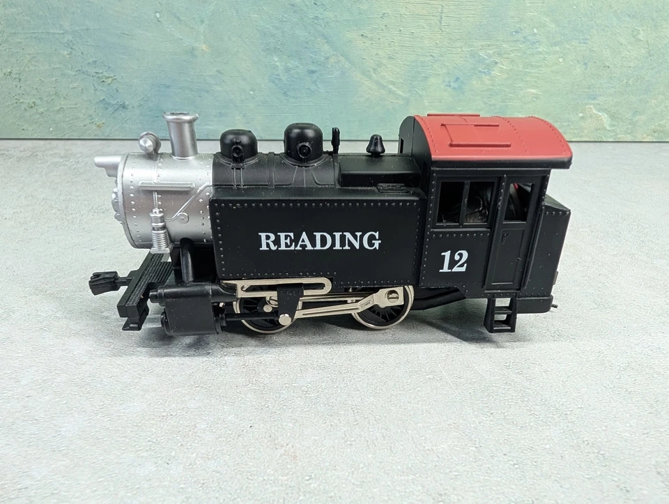 USED Model Power 96508 HO Scale 0-4-0 Steam Loco Reading #12 Runs Great! DC - Image 2 of 4