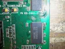 Video card agp, ati rage128 pn 109-51900-31, p/n 1025192432