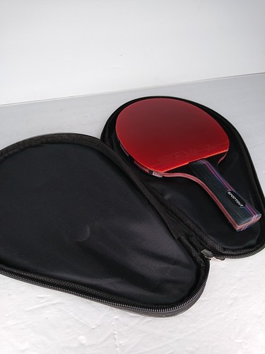 USED Sportout 1 Professional Bat Ping Pong Paddle with Travel Case