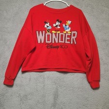 Walt Disney 100 Years Of Wonder Red Sweatshirt From 100 Years Of Magic XL