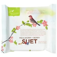 Pacific Bird  Supply Mealworm Berry Suet Cake 12 Oz 12Oz