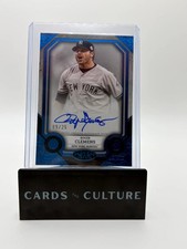 2024 Topps Tier One Roger Clemens Blue /25 Auto