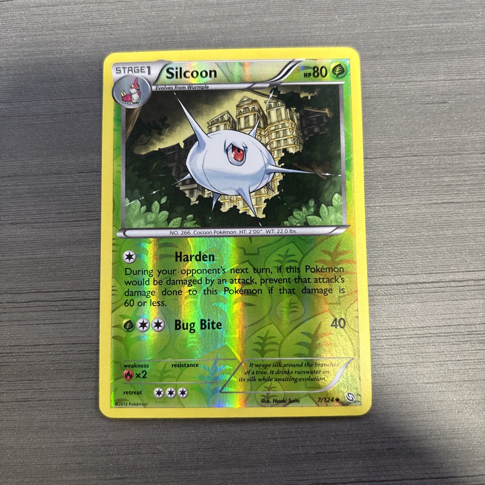 Silcoon 7/124 Dragons Exalted Reverse Holo