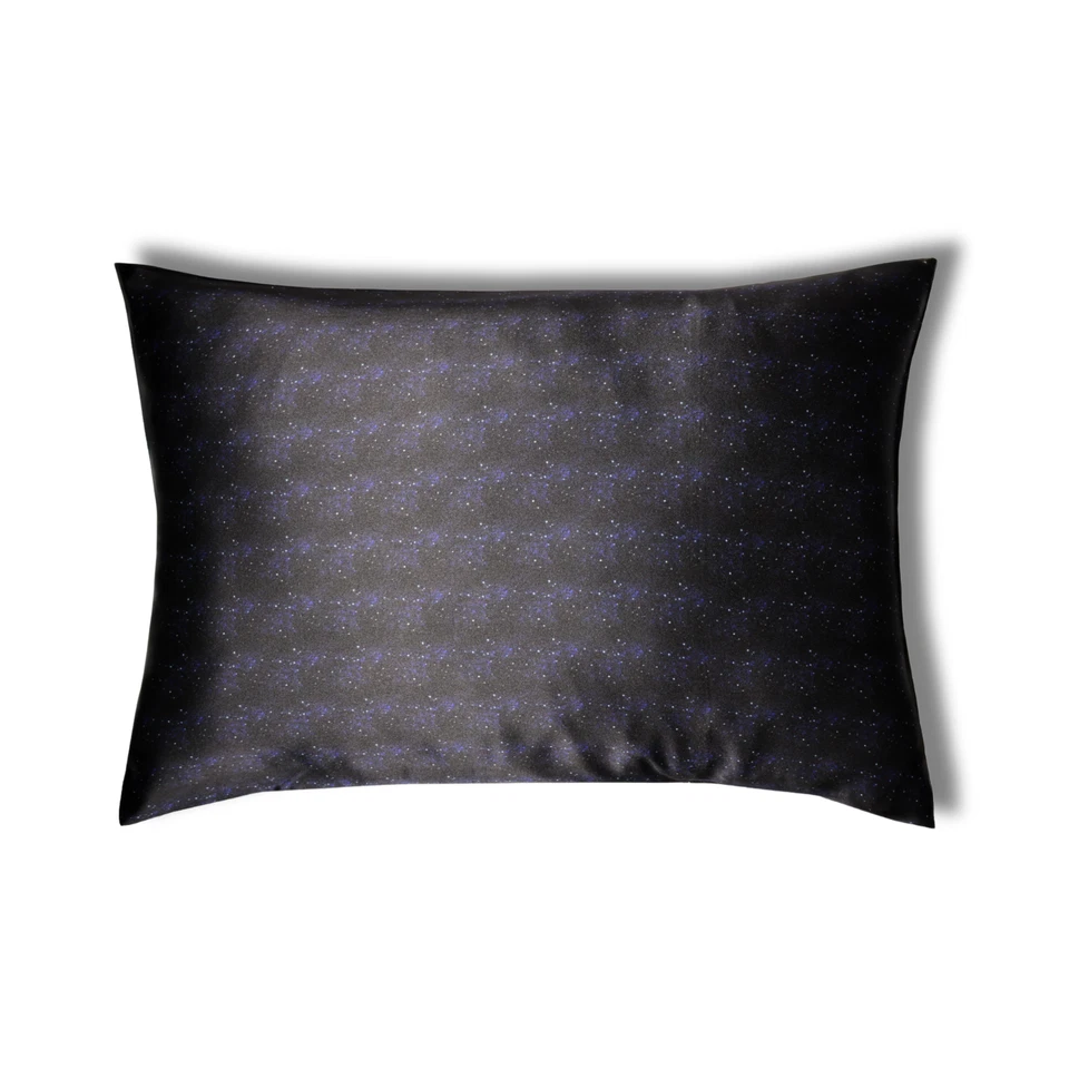 Funda de almohada impresa NOCHKA 100 % pura seda morera - Hecha a mano en EE. UU. Foto 3 de 4