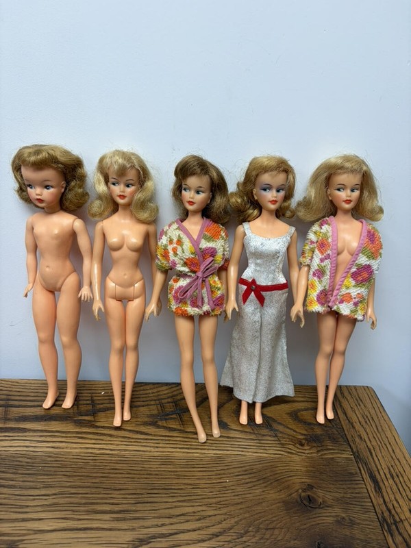VINTAGE IDEAL TAMMY FAMILY AND MISTY DOLL LOT