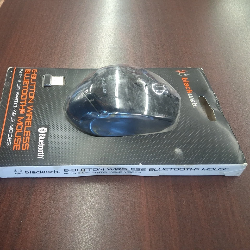 Blackweb 6-Button 5 DPI Setting Wireless Mouse, Black - Image 3 of 4