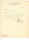 1916 Eastman Kodak Company Business Letter Rochester NY Coal Inquiry