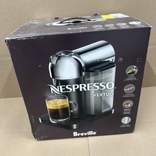Nespresso Vertuo Chrome Coffee & Espresso Machine BRAND NEW! CRISP! 1 DAY SHIP!