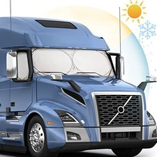 Semi-Truck Sun Shade for Windshield and Side Window  300T Sunshade Maximum