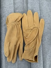 Vintage USA Made Golden Yellow Deer Skin Leather Women’s Gloves